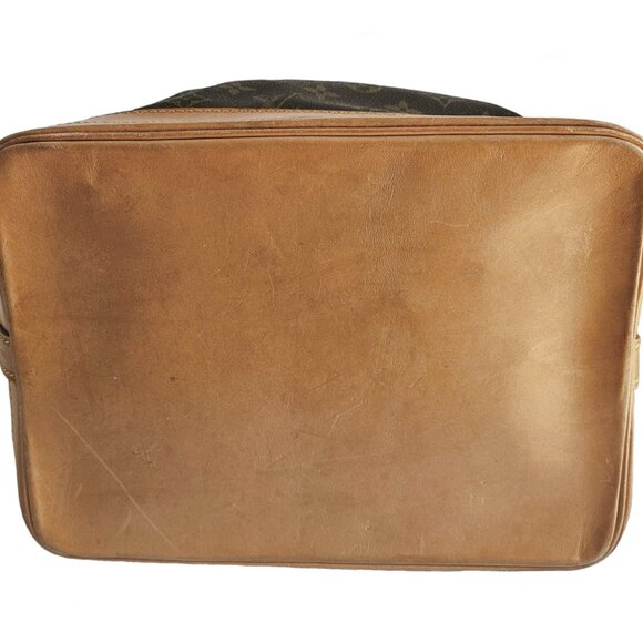 LOUIS VUITTON BROWN MONOGRAM NOE DRAWSTRING BUCKET BAG - Picture 9 of 16